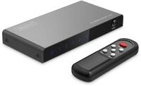 DIGITUS DS-55331 HDMI Switch 3x1 &ndash; 3 In 1 Out &ndash; UHD 4K/60 Hz HDTV: 3840 x 2160p