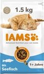 IAMS for Vitality Katzenfutter trocken mit Fisch - Trockenfutter f&uuml;r Katzen im Alter
