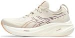 Asics Damen Gel-Nimbus 26 Sneaker, Oatmeal Faded Orange, 45 EU