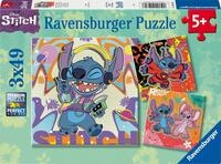 Ravensburger Puzzle 12001070 - Einfach nur Spielen - 3x49 Teile Disney Stitch...