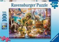 Ravensburger Kinderpuzzle - 12000863 Dinos im Kinderzimmer - 100 Teile XXL...