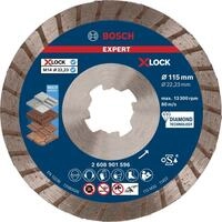 Bosch 1x EXPERT MultiMaterial X-LOCK Turbo Diamanttrennscheiben (f&uuml;r Beton,
