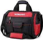 WORKPRO Elektriker Wasserdichte Werkzeugtasche Profi, weite &Ouml;ffnung & gro&szlig;e