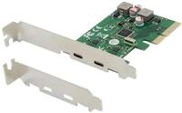Conceptronic 2-Port USB 3.2 GEN 2 Type-C PCIE