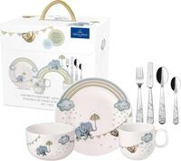 Villeroy & Boch &ndash; Boho Kids "Walk like an elephant" Kindergeschirr-Set 7...