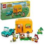 LEGO Animal Crossing Gerds Wohnwagen & G&auml;rtnerei, Bauset f&uuml;r Rollenspiele,