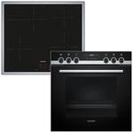 Siemens iQ500 Einbauherd Set mit Induktionskochfeld 60 x 60 cm PQ521IA03