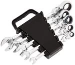 Amazon Basics Flexibles Ratschenschl&uuml;ssel-Set, metrisch, 5-teilig