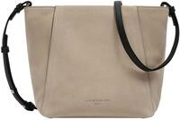 LIEBESKIND BERLIN Leder Schultertasche Umh&auml;ngetasche Chudy Suede Hobo Bag Stone