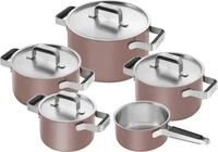 ZWILLING PURE Kochtopfset, 5-tlg, 18/10 Edelstahl, Keramik-Au&szlig;enbeschichtung,