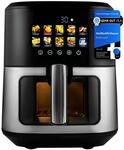 ProfiCook&reg; Hei&szlig;luftfritteuse 6,5L | Zubereitung ohne &Ouml;l oder Fett | Airfryer mit