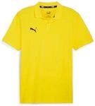 Puma Herren Teamgoal Casuals Polo, Faster Yellow-Puma Black, S EU