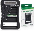 InLine 01285 Batterie-Tester mit LCD-Anzeige, f&uuml;r Rund- und Knopfzellen sowie