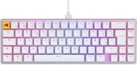 GLORIOUS GMMK 2 (65%) Mechanische Tastatur, Fox, ISO in Wei&szlig; | Aluminiumoberfl&auml;che