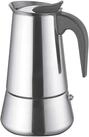 Weis Espressokocher f&uuml;r 10 Tassen aus Edelstahl in der Farbe Silber 500ml, Ma&szlig;e: