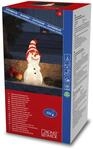 Konstsmide LED Acryl Schneemann, 32 warm wei&szlig;e Dioden, 24V, Au&szlig;en (IP44),...