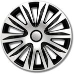 PETEX RB547514 Radzierblendenset Nardo doppelt lackiert ABS, Silber, Gr&ouml;&szlig;e 14 Zoll