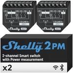 Shelly 2PM Gen3 - WLAN Smart Relais Schalter, Rolladenschalter, Stromz&auml;hler, 2