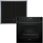 Siemens PQ522VAAB, iQ500 Einbauherd-Set, Bestehend aus HE278GBB4 Herd, 60 x 60 cm,