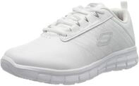 Skechers Damen Sure Track Erath Slip On Sneaker, White Leather, 36 EU