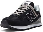 New Balance Damen 574 Sneaker, Black 001, 36.5 EU