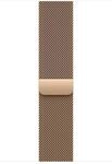 Apple Watch Band - Milanaise Armband - 46 mm - Gold - S/M
