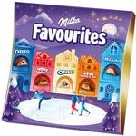 Milka Favourites Adventskalender, Mit Pralinen in 5 Sorten, 206 g | F&uuml;nf Sorten: