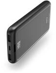 Hama Powerbank Performance 10 10000mAh (externer Akku mit 1x USB C + 2X USB A, Power