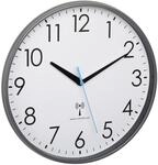 TFA Dostmann Analoge Funk-Wanduhr, 60.3549.10, mit Kunststoffrahmen, 30cm