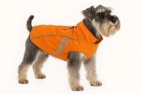 Regenmantel Hund - Pomi Orange - Gr&ouml;&szlig;e A:40cm B:36-40cm C:52-58cm - Polyester -