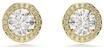 Swarovski Una Angelic Ohrstecker, Vergoldete Ohrringe mit Strahlenden Swarovski