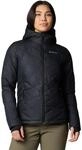 Columbia Damen Heavenly Kapuzenjacke Pufferjacke mit Kapuze, Schwarz, L