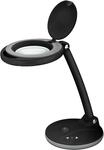 goobay 65576 Dimmbare LED Lupenleuchte/Lupenlampe mit Standfu&szlig;/Standlupe Licht...