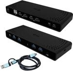 i-tec Universelle Dockingstation Dual 4K Display - 2X DisplayPort und 2X HDMI,...