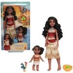 Mattel Disney Vaiana 2 Spielzeuge, Schwesternset mit 2 Modepuppen im bekannten Look,