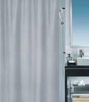 Spirella 1 Schimmel Duschvorhang-Anti-Bakteriell, waschbar, wasserdicht-Polyester,