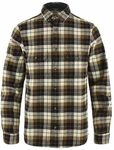 Fj&auml;llr&auml;ven Herren Singi Heavy Flannel Hemd, Chalk White/Dark Navy, XL