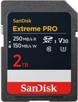 SanDisk Extreme PRO Extreme PRO SDXC UHS-I Speicherkarte 2TB (V30,