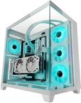 Mars Gaming MC-3C, Gaming-ATX-Geh&auml;use, 3D-Panoramablick mit Dreifach-geh&auml;rtetem