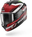 SHARK, Integraler Motorradhelm D-SKWAL 3 FIRSTLAP Black Red Green KRG, XXL 