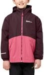 Jack Wolfskin Unisex Kinder Iceland 3in1, Boysenberry/pink, 92 EU
