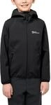 Jack Wolfskin Unisex Kinder Fourwinds Jacket Kids, Granite Black, 140
