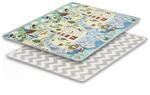 Kinderkraft MATTY2 Spielmatte Baby ab Geburt, 197x147cm, Krabbelmatte, Schadstofffrei