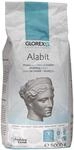 Glorex 6 2608 430 - Alabit Gie&szlig;masse naturwei&szlig;, hochwertiger Modelliergips, 5000 g