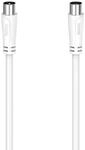 Hama Antennenkabel f. Coax Stecker - f. Coax Fem, 5,0 m, 90 dB