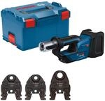 Bosch Professional 18V System Akku Presswerkzeug GPT 18V-19 (19 kN Kraft, um 360&deg;