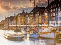 Ravensburger Puzzle Sonnenuntergang in Kopenhagen - 500 Teile Puzzle | 500 Teile