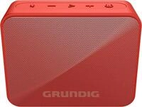 Grundig Solo+ Red Bluetooth Lautsprecher, Soundbox, 3.5 W RMS Leistung, 30 Meter