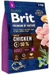 Brit Premium by Nature Adult S Trockenfutter f&uuml;r kleine Hunderassen,...