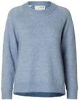Selected Femme Damen Slflulu Ls Knit O-Neck B Noos Strickpullover (1er Pack)
